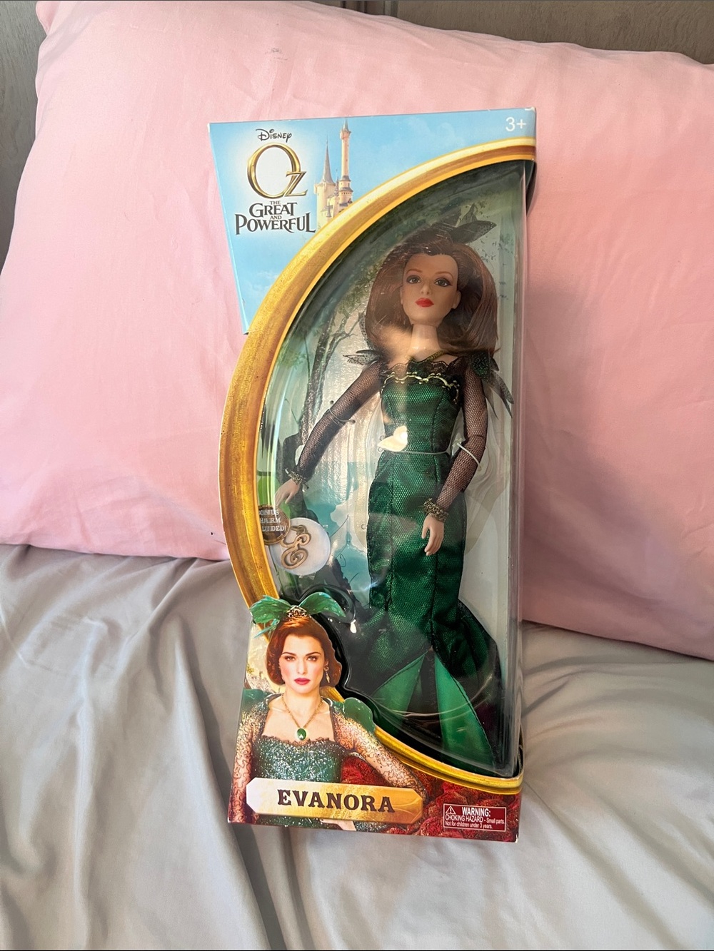 Disney Evanora Doll in Emerald Green Gown